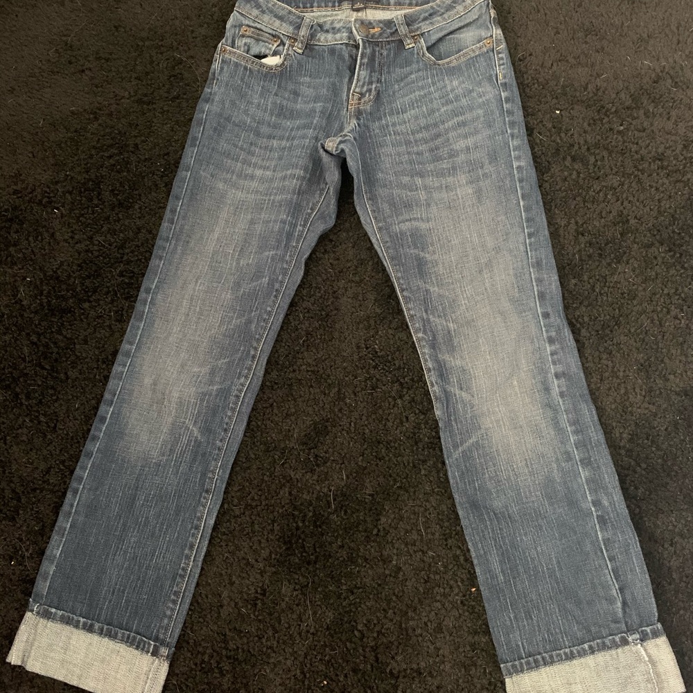 Banana Republic Cropped Cuffed Jean